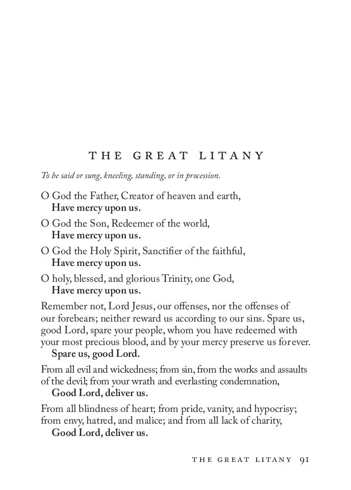 Great Litany